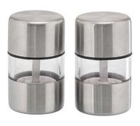 Set de 2 minis moulins sel et poivre en inox NC G