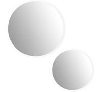Set de 2 miroirs rond Sophie - Amadeus - Blanc - Blanc G