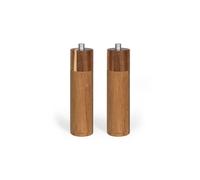 Set De 2 Moulins Sel Et Poivre Manuels - Livoo - Men425 - 40 Ml - Bois D'acacia - Meule Céramique - Moulure Réglable Livoo