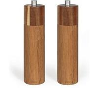 Set de 2 moulins sel et poivre manuels Livoo MEN425 bois G