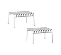 Set de 2 ottomanes Palissade galvanisé LxWxH 65x60x37cm