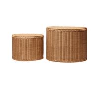 Set de 2 panier de rangement Willora 1x LxWxH: 41x36x51.5cm/ 1x LxWxH: 14.2x16.1x20.3cm