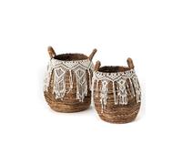 Set de 2 panier Escales blanc - - Blanc -