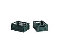 Set de 2 paniers Colour Crate recyclé mini LxWxH 17x13x8cm
