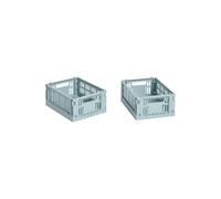 Set de 2 paniers Colour Crate recyclé mini LxWxH 17x13x8cm