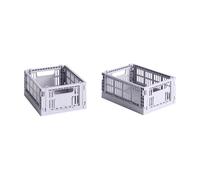Set de 2 paniers Colour Crate recyclé mini LxWxH 17x13x8cm