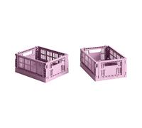Set de 2 paniers Colour Crate recyclé mini LxWxH 17x13x8cm