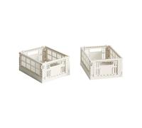 Set de 2 paniers Colour Crate recyclé mini LxWxH 17x13x8cm