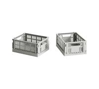 Set de 2 paniers Colour Crate recyclé mini LxWxH 17x13x8cm