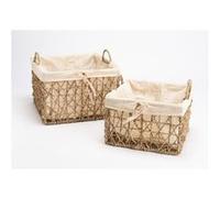 Set de 2 paniers rangement naturel - Amadeus - Marron - NC G