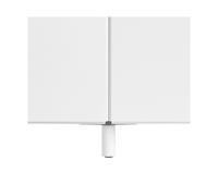 Set de 2 pattes de connexion Relief HxØ 6.5x2.8cm