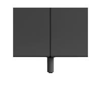 Set de 2 pattes de connexion Relief HxØ 6.5x2.8cm