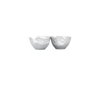 Set de 2 petits bols humeur en porcelaine hôtelière blanche 200 ml