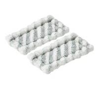 Set de 2 petits chiffons Bosch en micro-fibres pour nettoyeur de vitres GlassVAC G