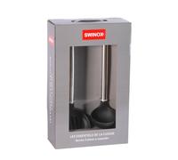 Set de 2 pièces cuisine noir - Swinox Laguiole Cuisson