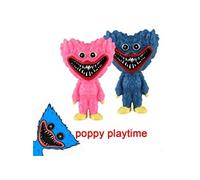 Set de 2 pièces Figurines Poppy Playtime Huggy Wuggy Bleu et Rose 12.5 cm