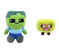 Set de 2 pièces Peluche Minecraft Zombie et Chèvres 26cm/17cm G