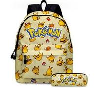 Set de 2 pièces Sac à dos et Trousse pour enfants Pokémon Jaune