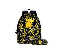 Cartables scolaires GENERIQUE Set de 2 pièces Sac à dos et Trousse pour enfants Pokémon Noir