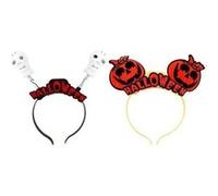 Set de 2 pièces serre tete Halloween Citrouille Orange Orange G