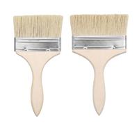 Set de 2 Pinceau en Soie, 94mm/113mm Pinceaux à Peinture Plats
