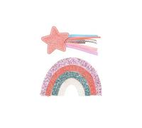 Set de 2 pinces a cheveux Kiara arc en ciel