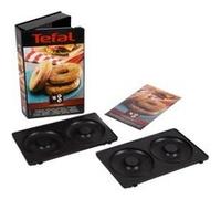 Set de 2 Plaques bagels Tefal XA801612 pour le gaufrier Snack Collection Noir Noir G