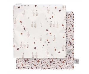 Set de 2 pochettes à Goûter 'snack' Tiny farmer Oie Lässig® - Repas b