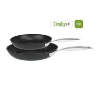 Set de 2 poêles 24/28cm castel pro ultralu ceraliss+