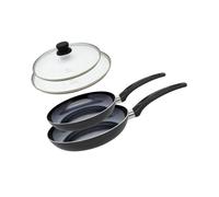 Set de 2 Poêles 24 et 28 cm céramique sans PFAS et 2 couvercles Elo Prima Cucina