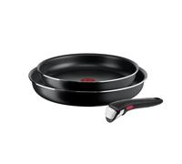 Tefal Ensemble de poêles L1539143 Noir Aluminium 3 Pièces 2 Unités Ø 24 cm Ø 28 cm