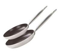 Set de 2 Poêles 28 et 32 cm céramique sans PFAS Bistro Line Elo Noir,Gris
