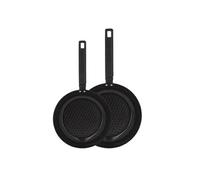 MENASTYL - Lot 2 poêles 24 et 28cm en aluminium noir induction - 6020297