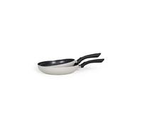 LIVOO Lot de 2 poêles antiadhésives MEN124GR 24/28 cm Gris