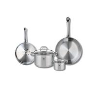 Set de 2 Poêles de cuisson 24 et 28 cm et 2 faitouts 12 et 20 cm Profi Citrin Elo