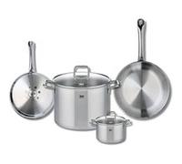 Set de 2 Poêles de cuisson 24 et 28 cm et 2 faitouts 14 et 26 cm Elo Profi Citrin