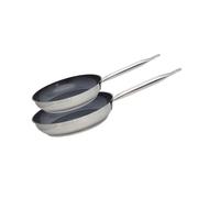 Set de 2 Poêles de cuisson avec revêtement céramique sans PFAS 24 cm et 28 cm Profi Therm Platinum Elo 9804650