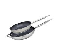 Set de 2 Poêles de cuisson avec revêtement céramique sans PFAS 28 cm et 32 cm Profi Therm Platinum Elo Elo