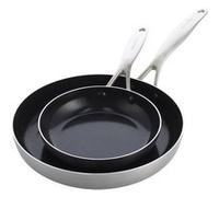Set de 2 Poêles Geneva de 20 et 28 cm collection Greenpan