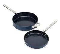 Set de 2 poeles 24 et 28cm + 1 separateur protege-ustensiles