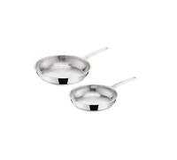 Set de 2 poêles - LAGOSTINA - La Prima - Inox 18/10 - Fond Lagotherm® - Tous feux (induction)