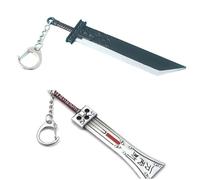 Set de 2 Porte-Clés Game Final Fantasy XIV VII Rebirth Tifa - Clés Charmantes Kawaii, Cadeau pour Fans d'Anime (Multicolore)