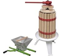 set de 2 presse-fruits & vin et moulin