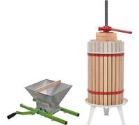 set de 2 presse-fruits & vin et moulin