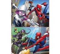 Set de 2 puzzles de 48 pieces spider-man et le bouffon vert - educa collection super heros marvel - spiderman Vert G