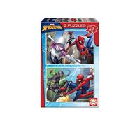 Set de 2 Puzzles de 48 Pieces Spider-Man Et Le Bouffon Vert - Educa Collection Super Heros Marvel - Spiderman