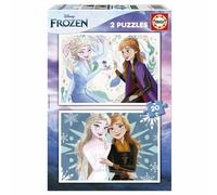 Set de 2 Puzzles Frozen 20 Pièces