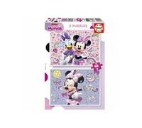 Set de 2 Puzzles Minnie Mouse 48 Pièces