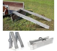 IDMarket - Set de 2 rampes pliables galvanisées spécial chargement