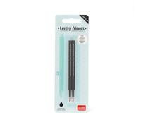 Legami – Lot de 2 recharges pour stylo à encre gel Lovely Friends noir